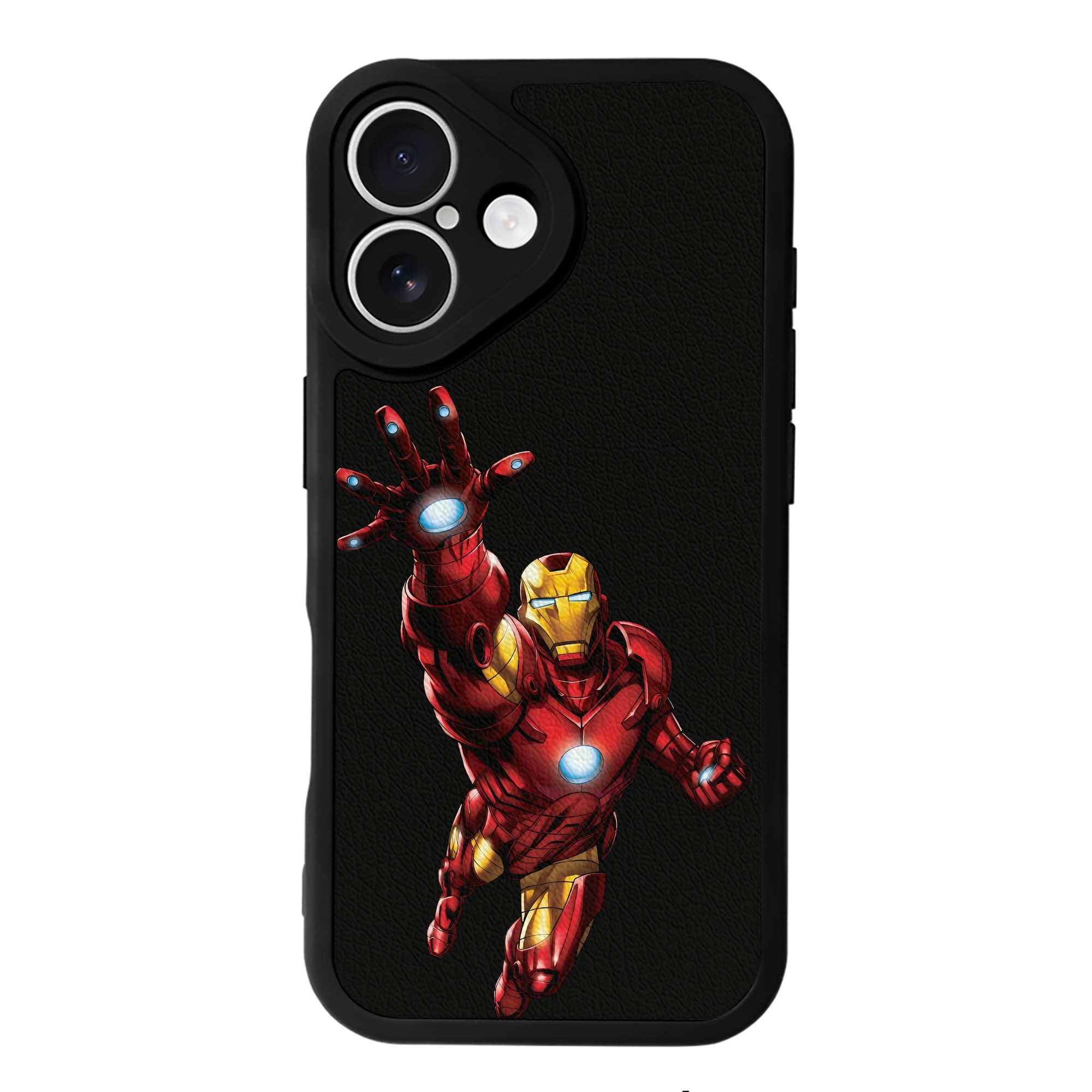 （画像用） アベンジャーズ The Avengers 【iPhone 16シリーズ対応】シリコンスマホケース（レザー調） 材質：シリコン